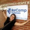 Stephanie en el Barcamp Guatemala