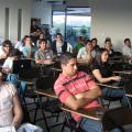 Escuchando la charla de Eduardo Arcos