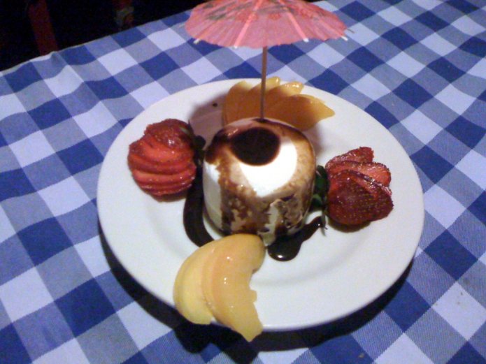 El postre: flan El postre: flan