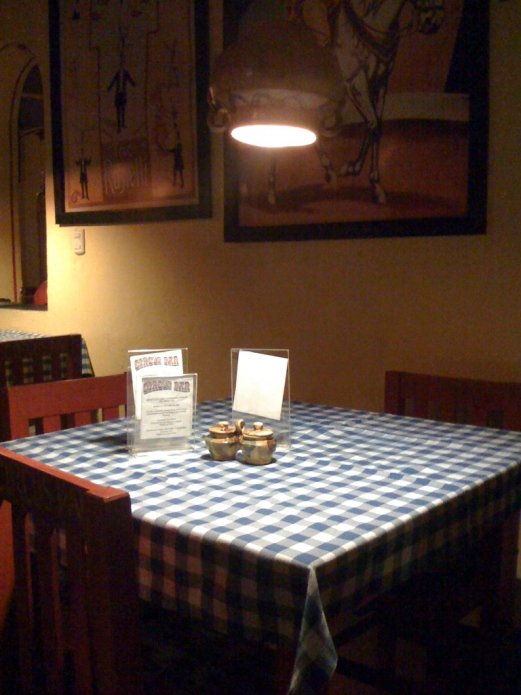 Mesa del Circus Bar