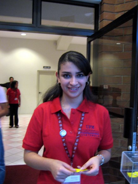 Voluntaria de la UFM 