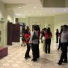 Primeras personas en entrar al Auditorio