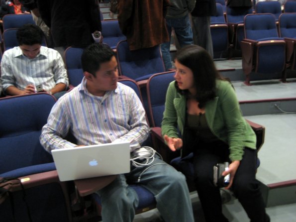 Oscar Mota y Stephanie Falla