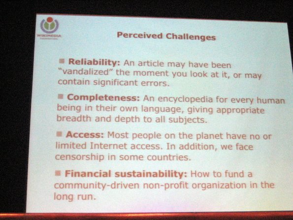 Retos percibidos en Wikipedia