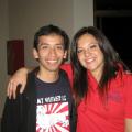 Con Valeria, voluntaria de la UFM