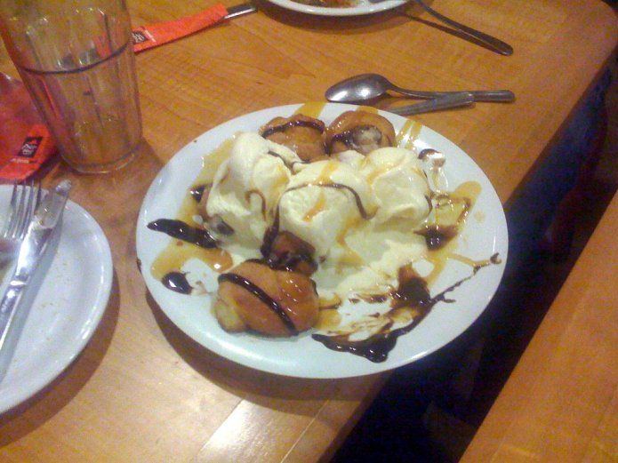 El postre de pizza hut El postre de pizza hut