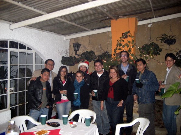 Parte de quienes llegaron al convivio