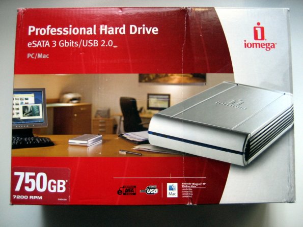 Disco duro externo - Caja