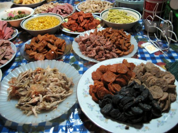 Ingredientes del Fiambre