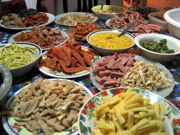 Ingredientes del Fiambre