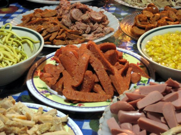 Ingredientes del Fiambre