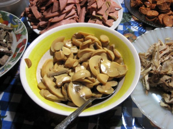 Ingredientes del Fiambre - ChapiÃ±ones