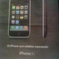 Anuncio de Claro sobre el iPhone 3G