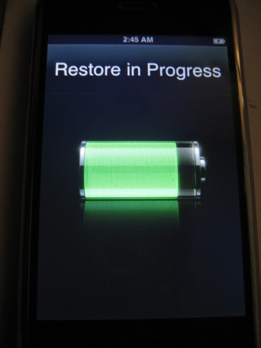 Restoring Restoring