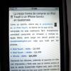 Un post de mi blog desde el iPod Touch