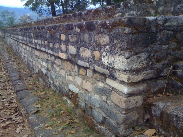 Muro perimetral del patio