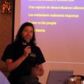 Alexis en su charla