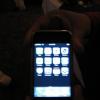 Probando el iphone de leo prieto