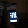 Probando el iphone de leo prieto