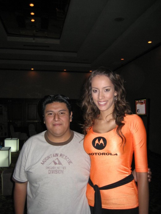 Pablo con su modelo Pablo con su modelo
