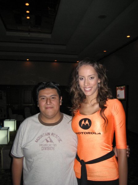 Pablo con su modelo