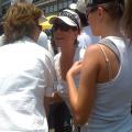 Mujeres presentes en la manifestación
