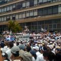 Manifestantes en la Plaza Italia - 3