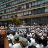 Manifestantes en la Plaza Italia - 3
