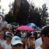 Manifestantes en centro cÃ­vico