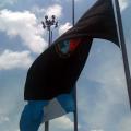 Bandera de la Municipalidad y de Guatemala - 3