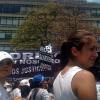 Manifestantes en centro cÃ­vico
