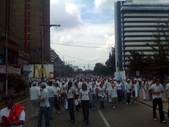Caminata por la 7a avenida