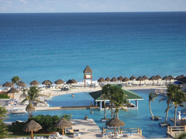 Vista al mar desde el Hiton