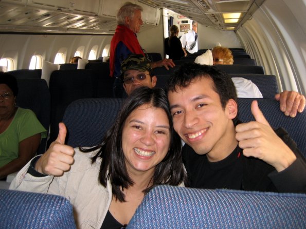 Stephanie Falla y Javier Aroche