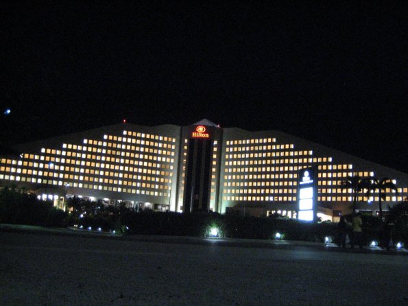 De regreso al hotel hilton