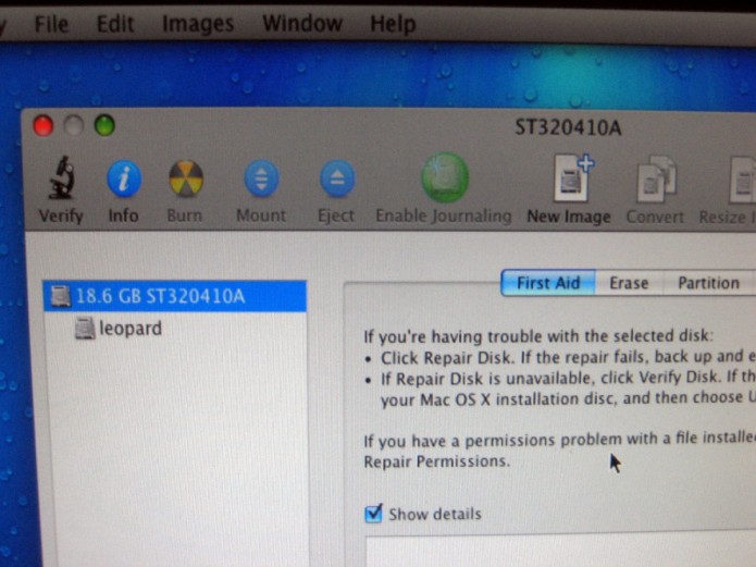 Disk Utility Disk Utility