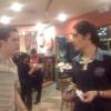 Los organizadores: Erick Alejandro y Kike