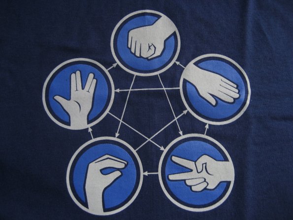 Playera: Rock Paper Scissors Lizard Spock   - 2