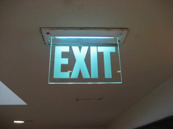 SeÃ±al para la salida de emergencia.