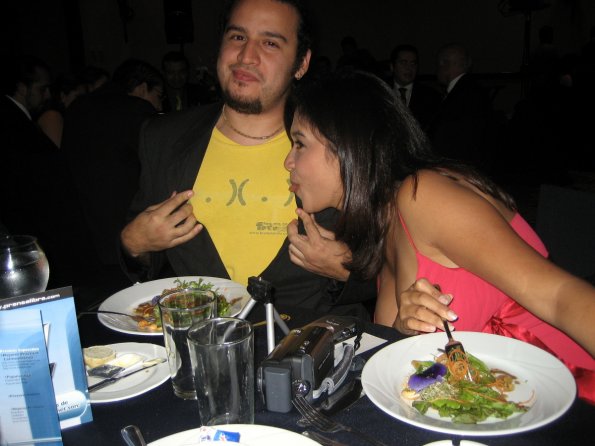 Luis Penados y Lucky Silva