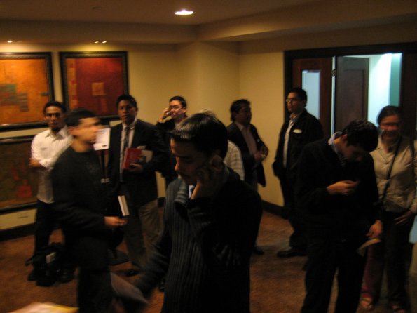 Asistentes a la conferencia