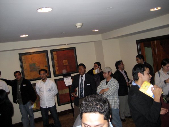 Asistentes a la conferencia