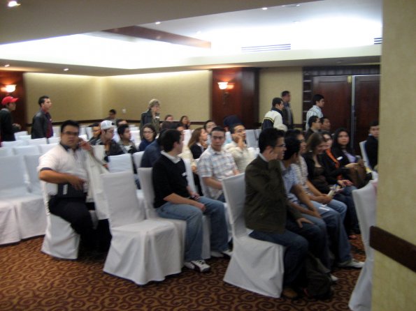 Asistentes a la conferencia