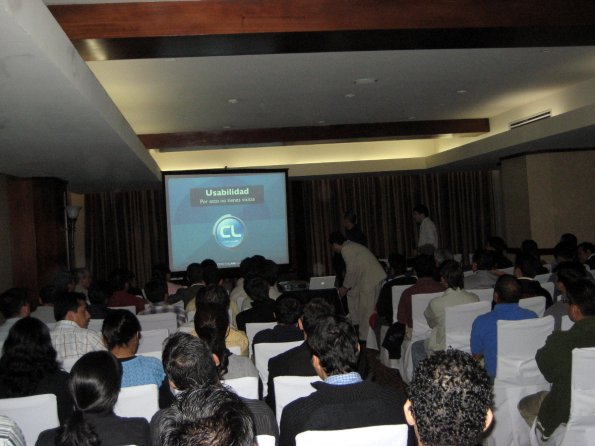 Asistentes a la conferencia