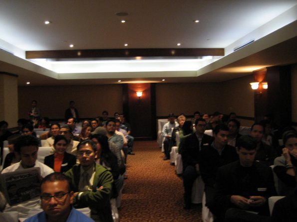 Asistentes a la conferencia