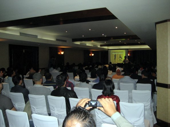 Asistentes a la conferencia