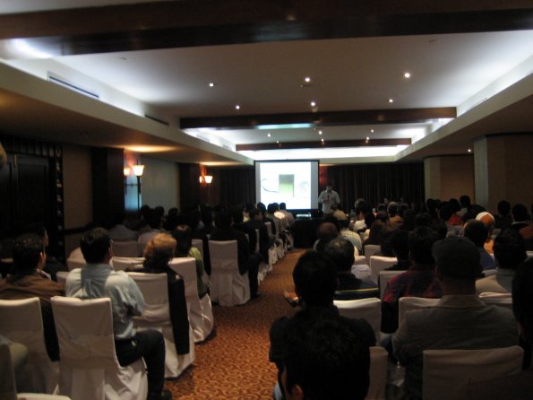 Asistentes a la conferencia