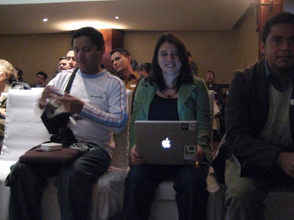 Oscar Mota y Stephanie Falla