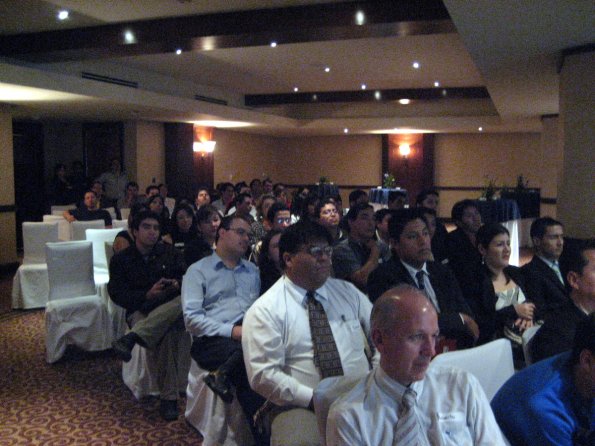 Asistentes a la conferencia