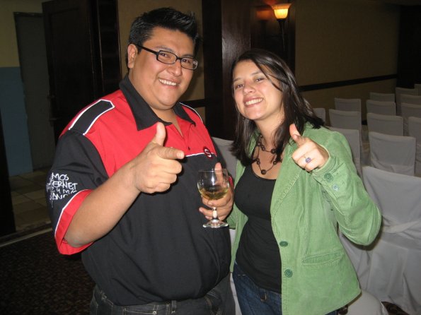 Pablo Miranda y Stephanie Falla